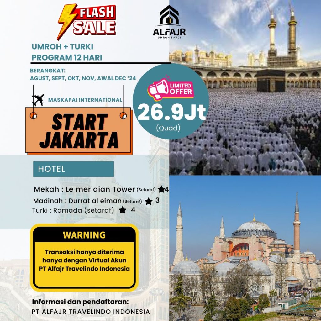 umroh flash sale,flash sale, umroh plus turki,umroh plus turki 17hari,umroh mudahlangsungberangkat,umroh murah,