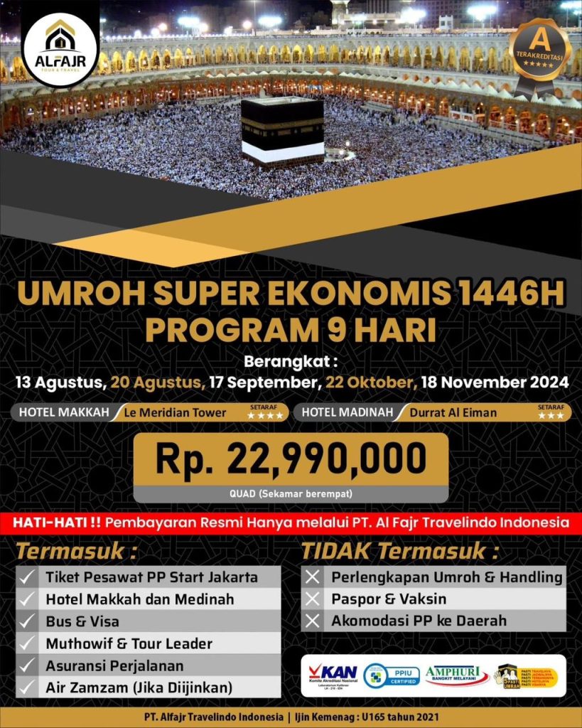 #umrohterpercaya #hajiplus #mekkah #umrohplus #hajifuroda #umrohplusturki #travel #hajj #umrohramadhan #umrohjakarta #umrohreguler #islam #hijrah #umrohindonesia #masjidilharam #oleholehhaji #umrohmudah #umrohsunnah #umrohhaji #promoumroh #paketumrohekonomis #paket umroh22juta #umrohbylionair #umrohmudah #umrohmurah